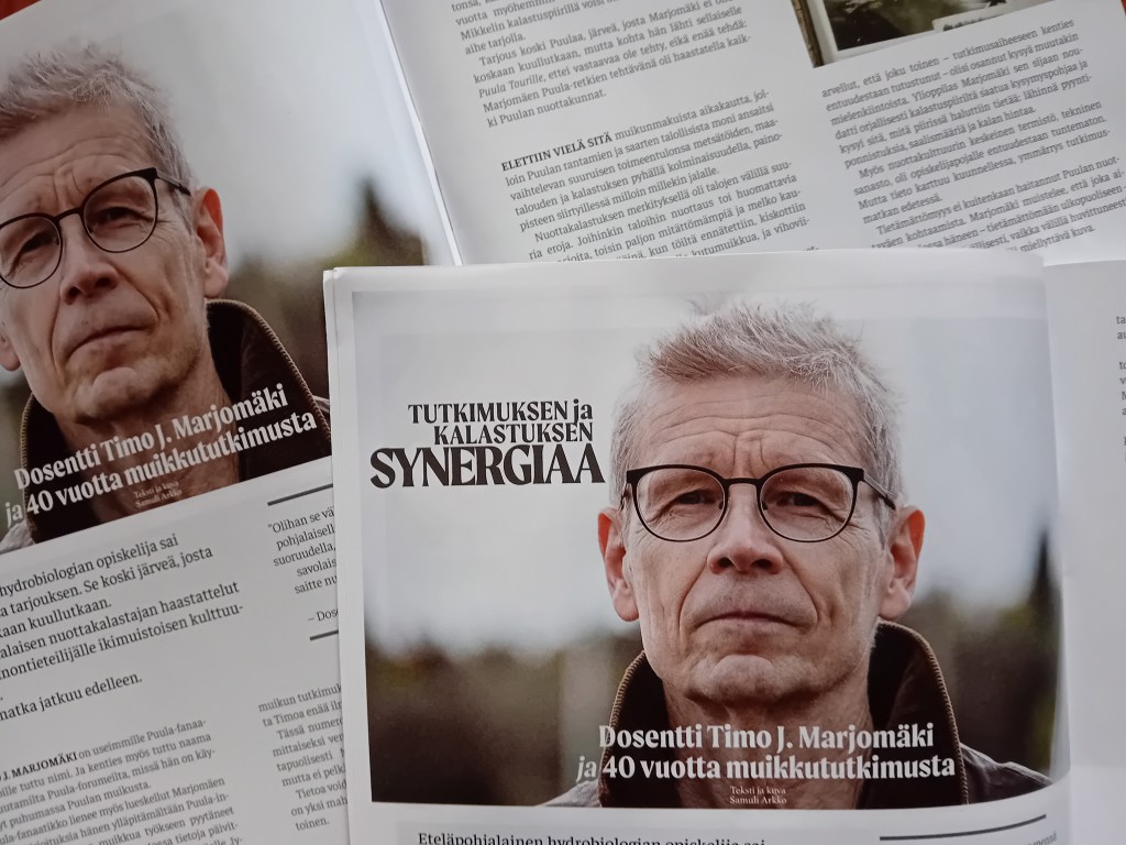 Tutkimuksen ja kalastuksen synergiaa: dosentti Timo J. Marjomäki ja 40 vuotta muikkututkimusta